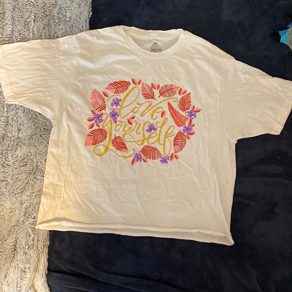 Whit crop top, size medium, made in Mexico, never worn - Picture 1 of 3